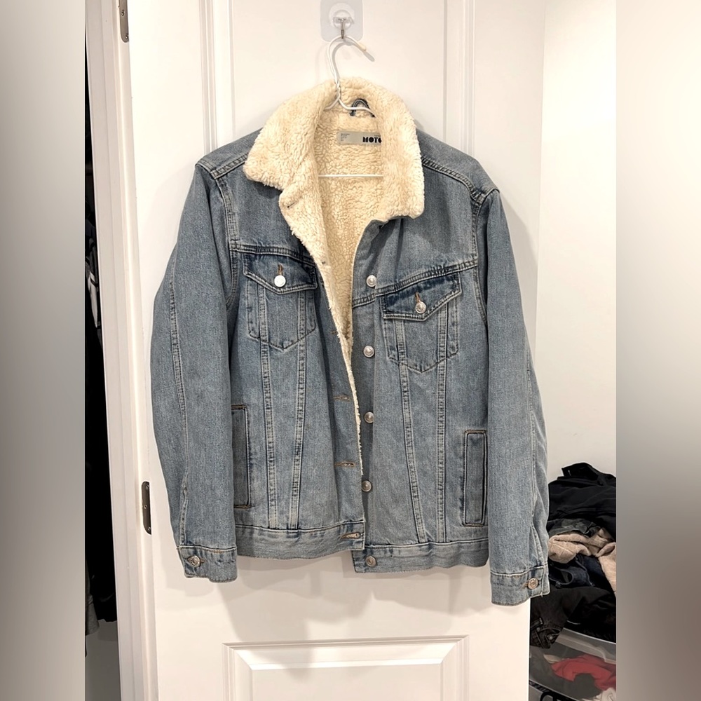 Topshop jean jacket/vintage blue